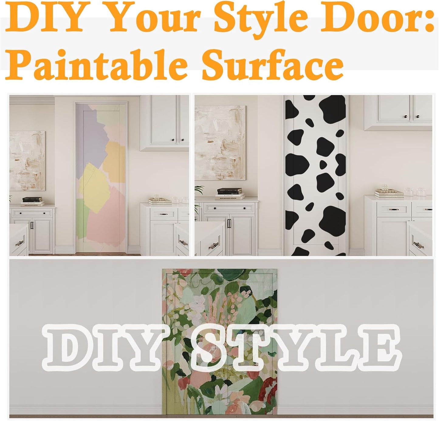 Bifold Barn Door, Unfinished Pine Wood K Shape Bifold Barn Door with Header Board & Hardware Kit Included, Folding Barn Door Panels No-Assembly Required