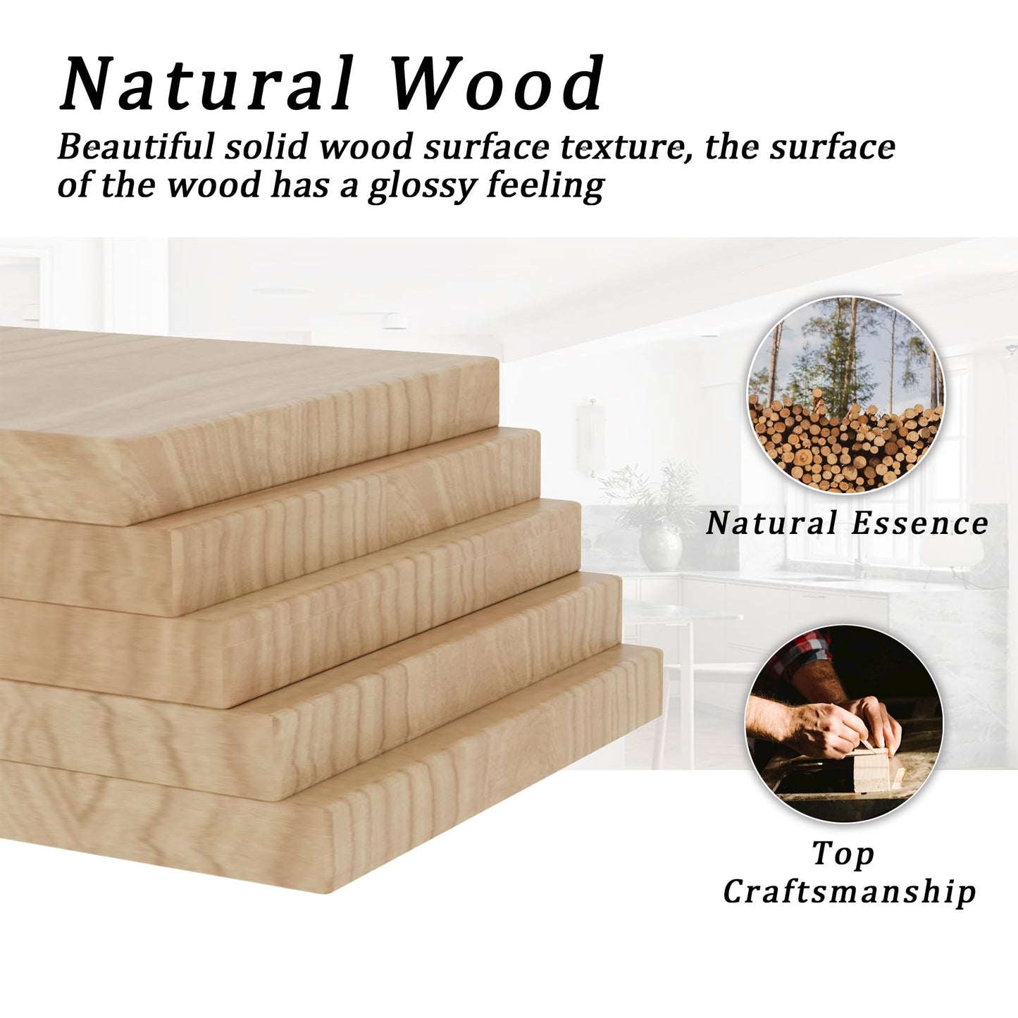 Barn Doors and Hardware Included Track Kit & Handle, Easy Install Sliding Barn Door, Solid MDF Wood Slab Covered with Water-Resistant & Scratch-Resistant Paint Surface, H-Frame