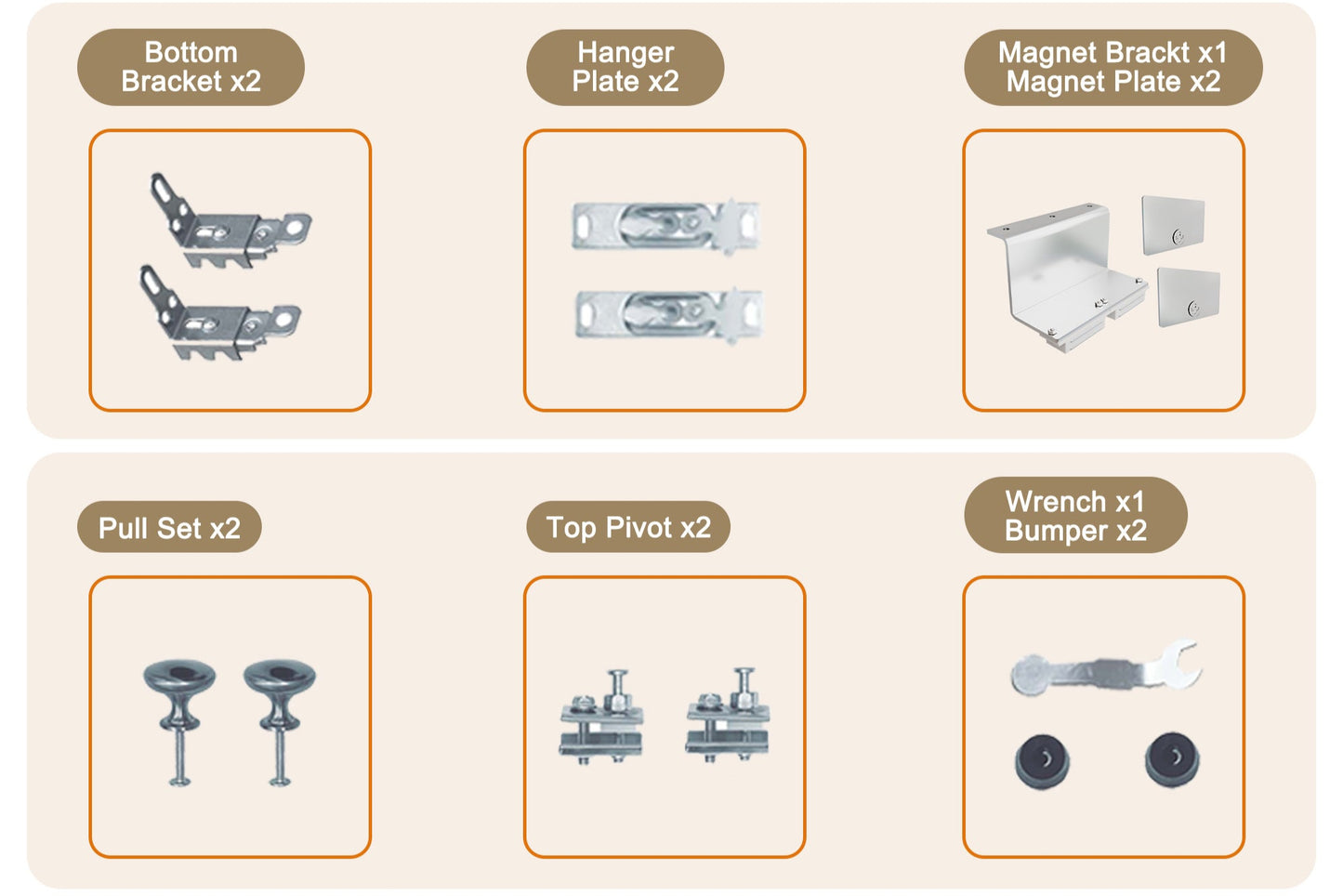 Jujubon Pivot Door Hardware | Pivot Door Hardware without Track or Fascia