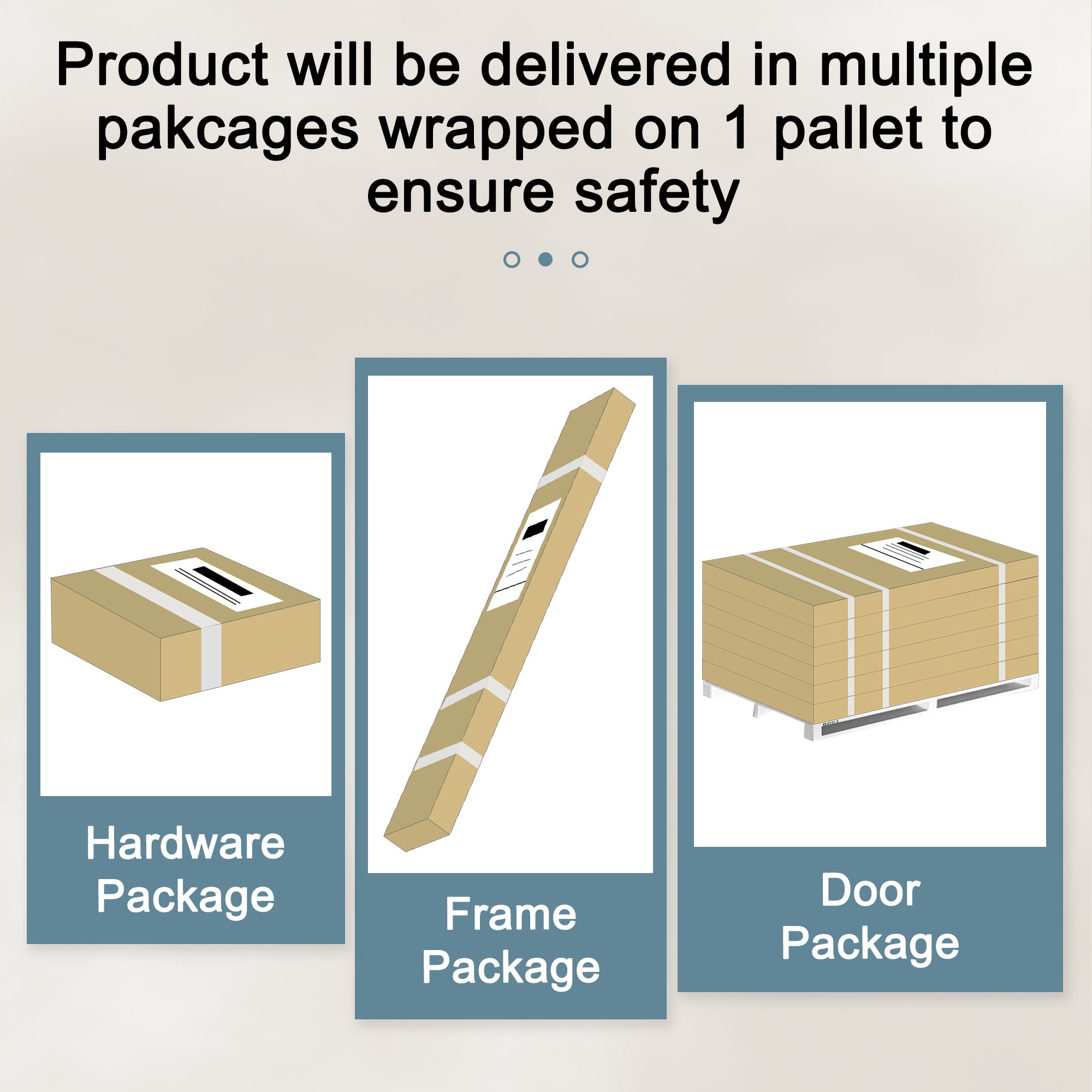 Jujubon 3 Panel Center Opening Outswing Double Tempered Glass White Aluminum Folding Patio Door