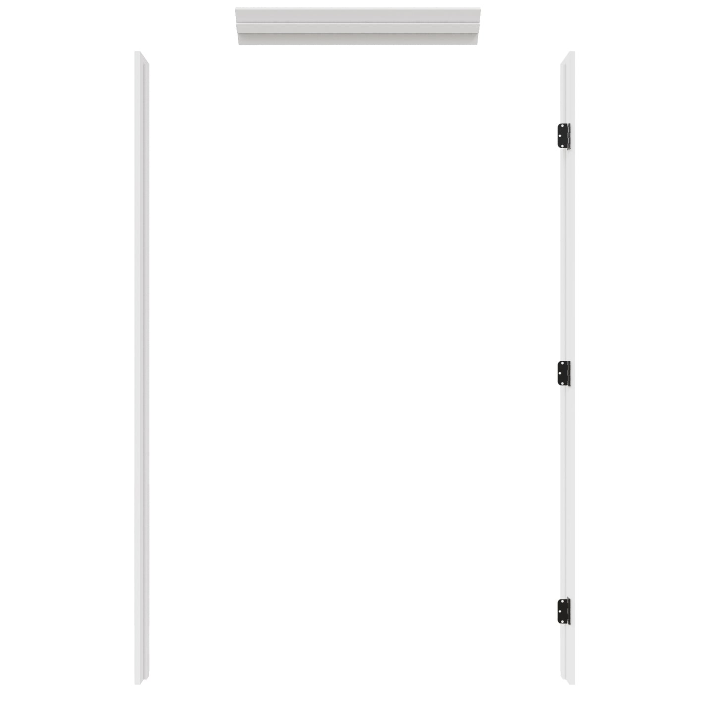 Prehung Jamb for 96" High Slab - Right Handed (White)