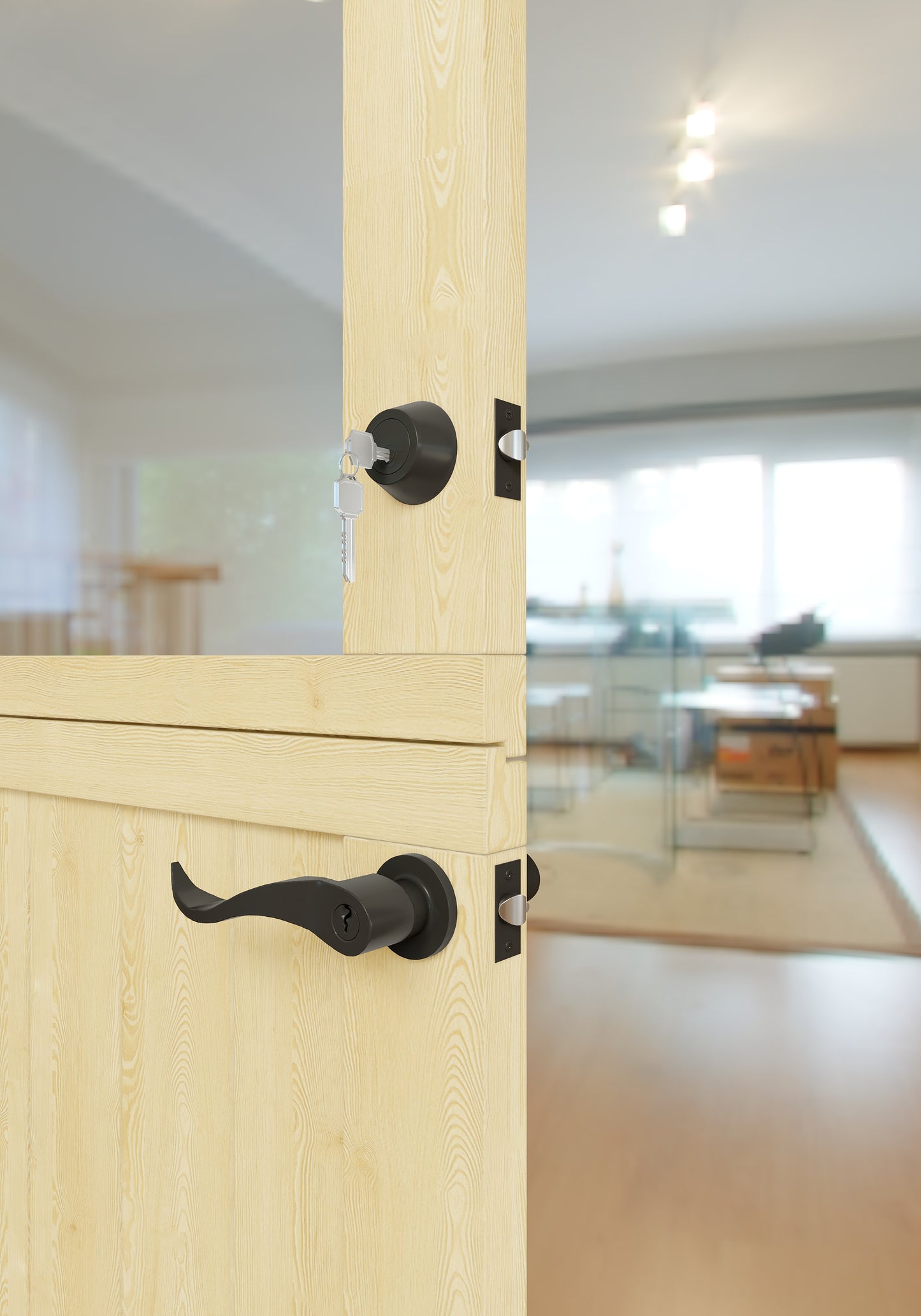 Dutch Door Lock & Handle