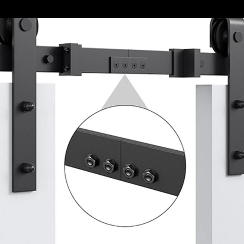 Barn Door Rail Joint