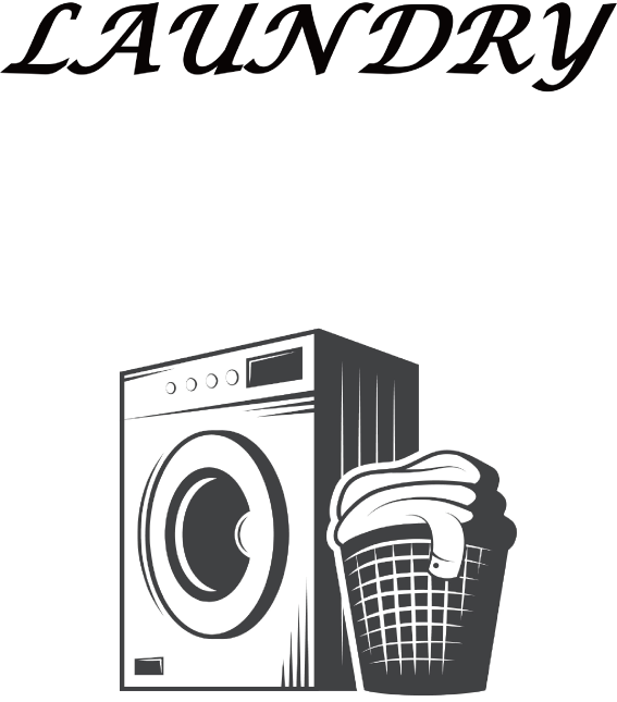 Door Decoration Sticker-Laundry
