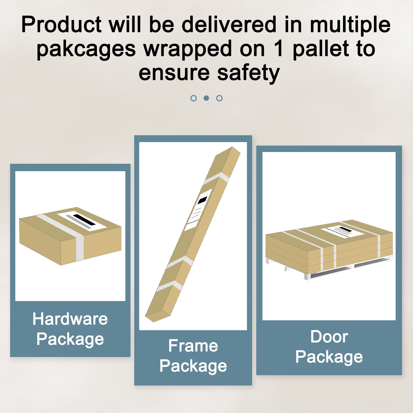 Jujubon 3 Panel Center Opening Outswing Double Tempered Glass White Aluminum Folding Patio Door