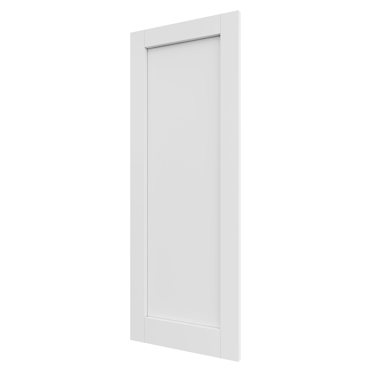 JUJUBON Slab Door, Solid Core Interior French Door Slab, Soild Core&Pre-Finished Surface Single Panel for Living Room Pantry Laundry Closet, No Assembly Required-Shaker w/o Hardware