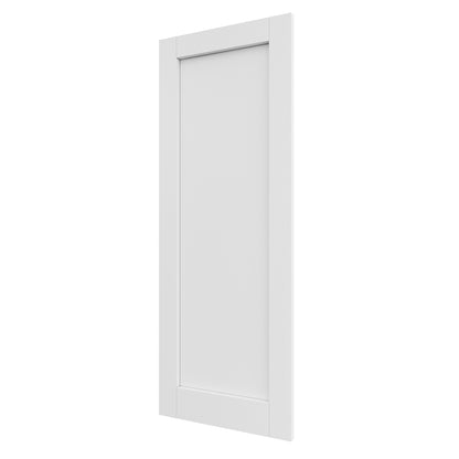 JUJUBON Slab Door, Solid Core Interior French Door Slab, Soild Core&Pre-Finished Surface Single Panel for Living Room Pantry Laundry Closet, No Assembly Required-Shaker w/o Hardware