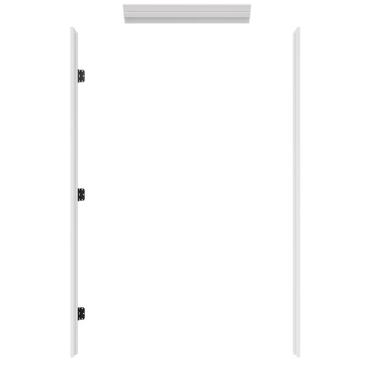 Prehung Jamb for 80" High Slab - Left Handed (White)