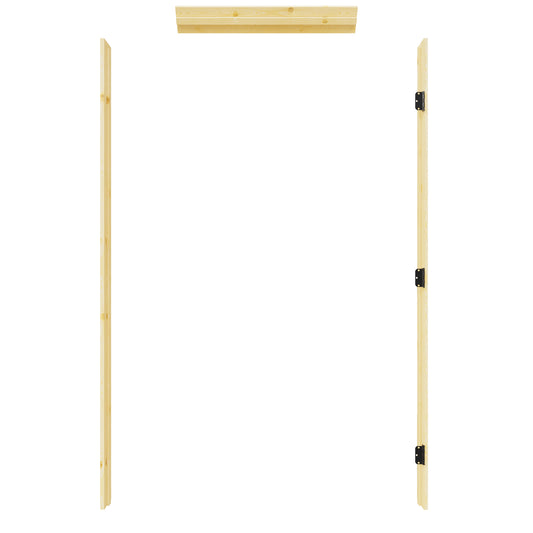 Prehung Jamb for 80" High Slab - Right Handed (Pine Wood)