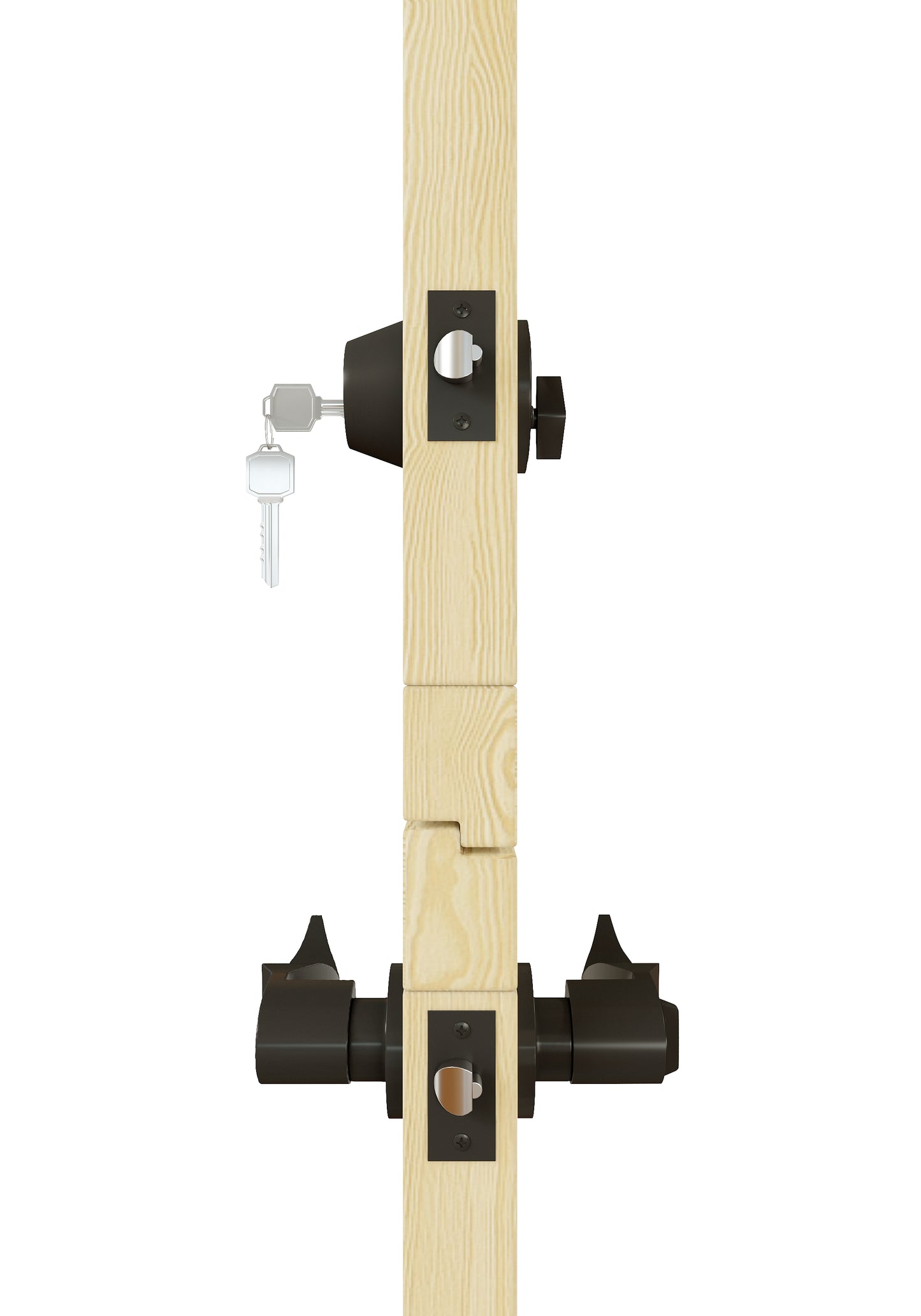 Dutch Door Lock & Handle